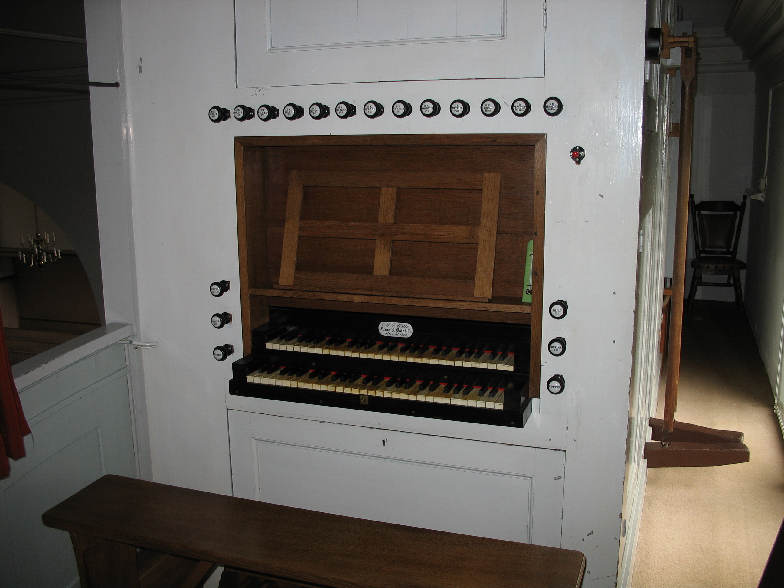 foto Speeltafel Orgel